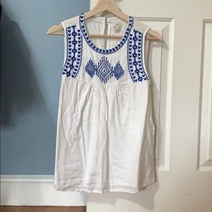 Detailed white tank
